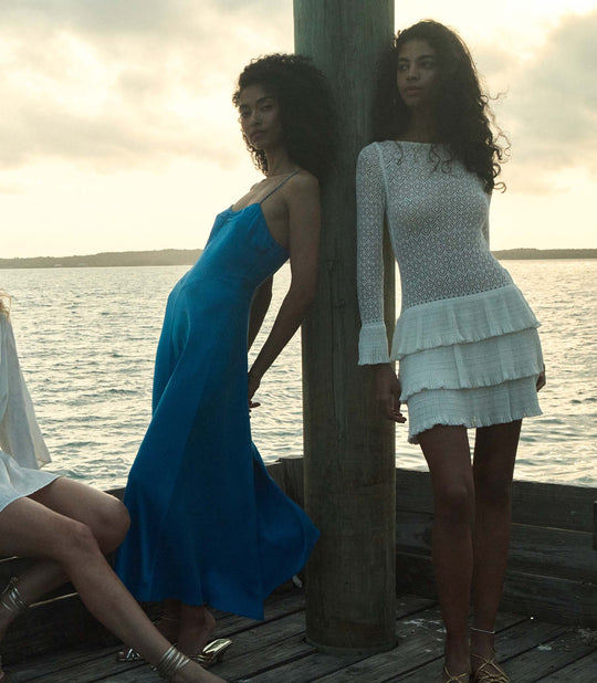 AMELINA DRESS -- IVORY