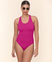 The Tulum One Piece - Eco Nylon - Fuchsia - Classic