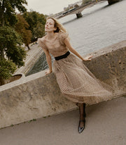 PAMELINA DRESS -- CREAM