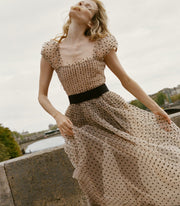 PAMELINA DRESS -- CREAM