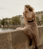 PAMELINA DRESS -- CREAM
